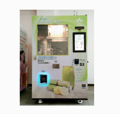 Qualidade  220V / 50Hz Sugarcane Vending Machine Juice Extractor For Restaurants Supermarkets fábrica