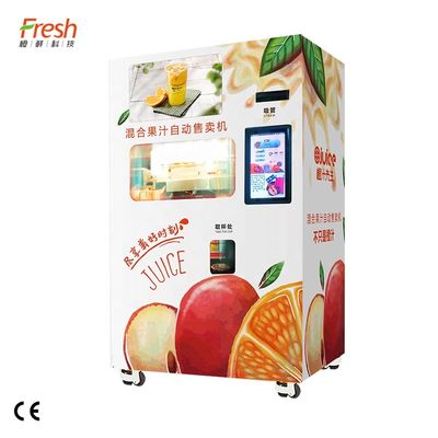 Apple alaranjado comercial Juice Vending Machine Automatic 220V personalizou a cor