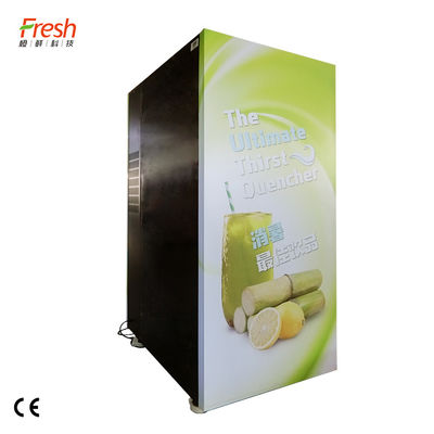 Sr. Orange Sugarcane Juice Vending Machine Custom 220V 800W para 100 - 120 copos