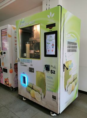 Juice Sugarcane Vending Machine fresco 220V automático para o supermercado