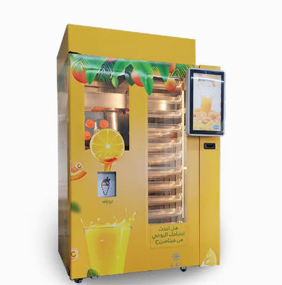 Fruto natural Juice Unmanned Vending Machine 24 horas de serviço do auto espremido recentemente
