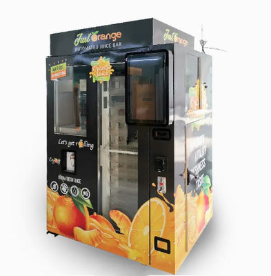 Fruto natural Juice Unmanned Vending Machine 24 horas de serviço do auto espremido recentemente