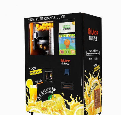 Embarcação de pressão do PLC de Juice Vending Machine 800W do fruto fresco de Saimon para o aeroporto