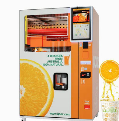 O QR Code sem fio frutifica Juice Vending Machine 220V - 240V 50Hz Frost de refrigeração ar livre