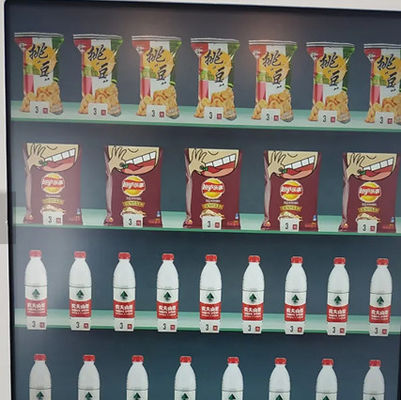 A máquina de venda automática combinado 350W do hospital personalizou a cor para o fruto Juice Snack