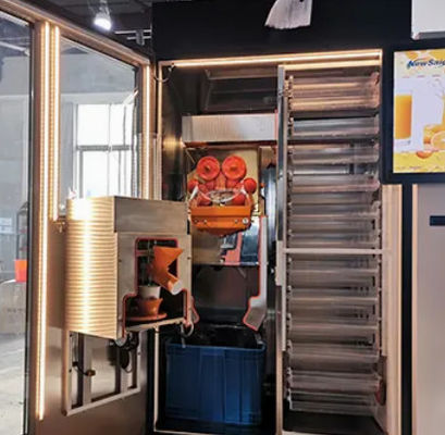 Juicer alaranjado espremido fresco comercial de Juice Vending Machine 1000W do fruto
