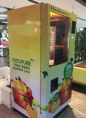 Máquina de venda automática comercial Juice Stainless Steel Multi Payment alaranjado do negócio