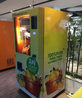 Máquina de venda automática comercial Juice Stainless Steel Multi Payment alaranjado do negócio