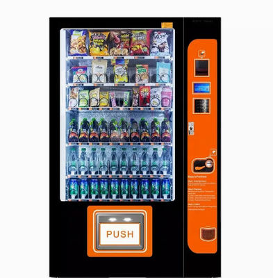 24 do auto do serviço horas de máquina de venda automática Juice With Card Reader alaranjado da loja