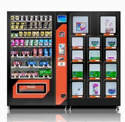 24 do auto do serviço horas de máquina de venda automática Juice With Card Reader alaranjado da loja
