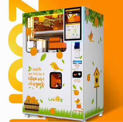 Máquina de venda automática de suco personalizável com sistema de iluminação LED