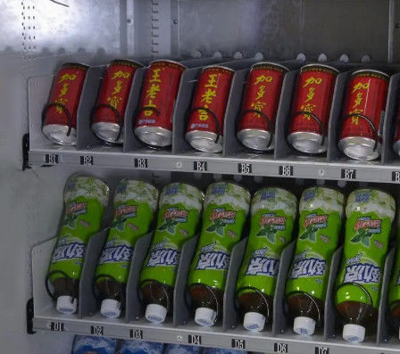 Leitor de cartão alaranjado combinado exterior de Juice Vending Machine Standard With