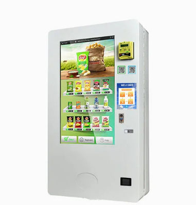 Placa de metal alaranjada de Juice Cups Retail Vending Machine 30W personalizada