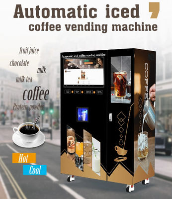 Supermercados totalmente automático exteriores internos de Juice Vending Machine For Malls
