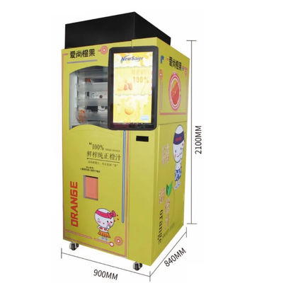 Automóvel alaranjado de aço inoxidável da máquina de venda automática do Juicer para alimentos e bebidas