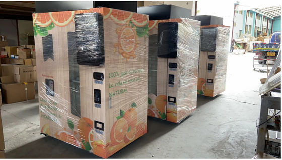 máquina de venda automática fresca do suco de laranja que procura o distribuidor de no mundo inteiro