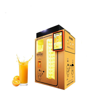 300W / 2000W Juice Extratora Vending Machine Customized alaranjado elétrico