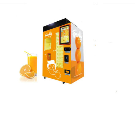 A máquina alaranjada fresca de aço inoxidável do aperto personalizou o fruto Juice Vending Machine