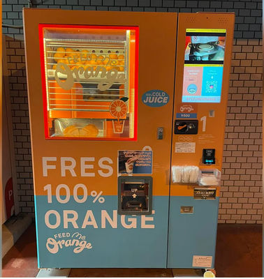 Auto fruto Juice Vending Machine alaranjado fresco 1000W para a loja do supermercado