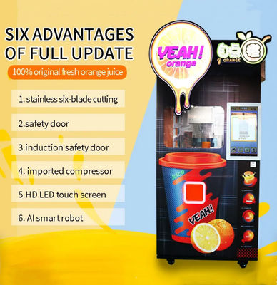 Máquina de venda automática fresca congelada congelada de Juice Vending Machine Automatic Orange Apple