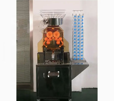 Metal industrial Juice Vending Machine Automatic Maker alaranjado de aço inoxidável
