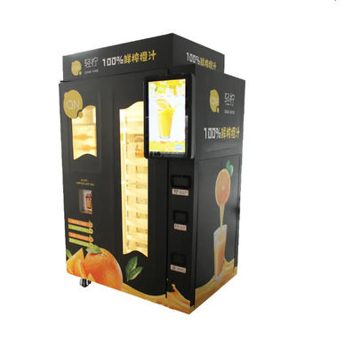 A salada de fruto espremeu recentemente Juice Vending Machine With alaranjado tela de 32 polegadas
