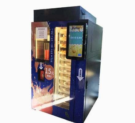 O fruto interno Juice Vending Machine do CE/espremeu recentemente Juice Machine alaranjado