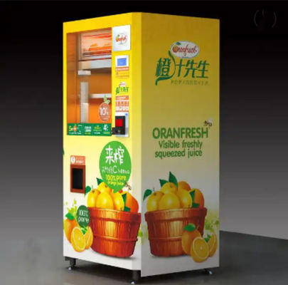 350ml Juice Vending Machine Commercial Coin fresco alaranjado Bill Credit Card Payment