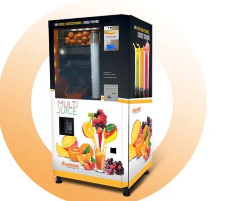 CE fresco de Juice Vending Machine do alimento natural certificado para ruas do shopping