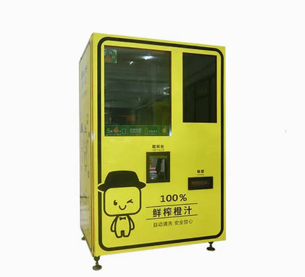 Estação de trem esperta de Juice Vending Machine Automatic For do fruto do serviço do auto