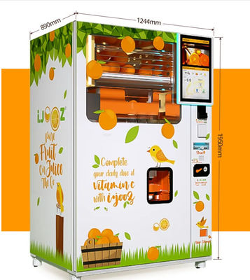 1500W a laranja Juice Vending Machine Automatic Air fresco esfriou para supermercados