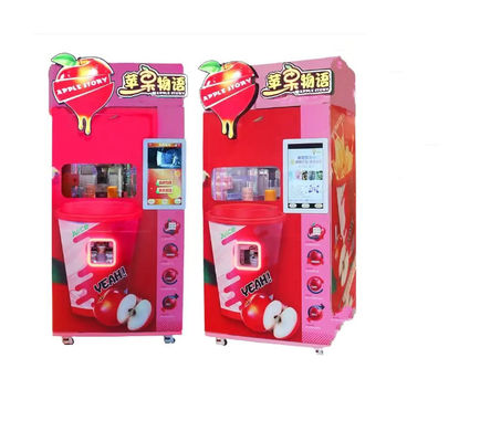 24 horas de Apple Juice Vending Machine 500W para shopping dos supermercados