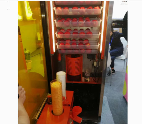pagamento alaranjado elétrico da nota da moeda da máquina do Juicer do fruto 800W com sistema de refrigeração
