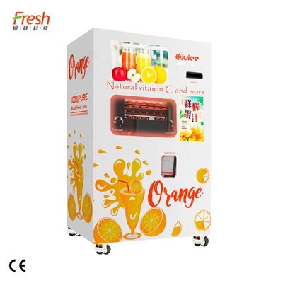 Máquina automática de venda de sucos de baixo ruído de 55 dB Material metálico Sistema de iluminação LED