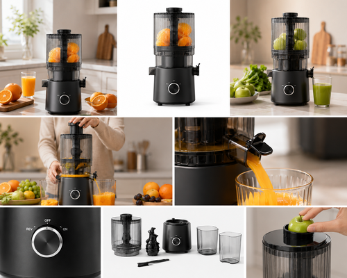 Espremedor Lento Fresh Smart HJ303 Extra-Largo – Pelo Amor de Suco Fresco com Bocal de 155mm, Reservatório de 2400ml, Prensa a Frio de 200W e Autolimpeza