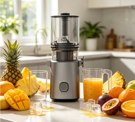 Espremedor Lento Inteligente HJ303 Extra Largo Fresh Smart – Transforme Suas Manhãs com o Poder de Abacaxi Inteiro com Bocal de 155mm, Reservatório de 2400ml, Prensagem a Frio de 200W e Autolimpeza