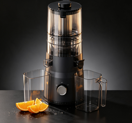 Espremedor Lento Compacto Smart HJ103A Fresh – Manhãs Mais Brilhantes, Você Mais Brilhante com 4 Opções de Cores, Bocal Largo de 135mm, Cold Press de 200W e Autolimpeza