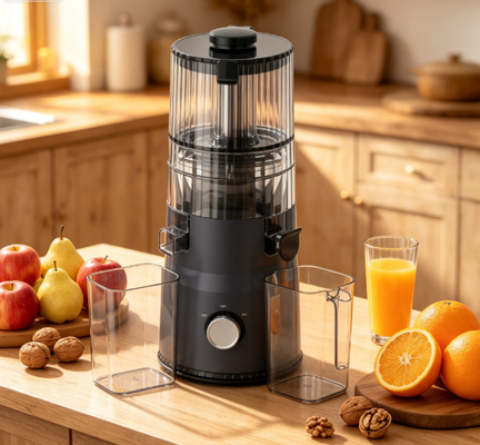 Espremedor Lento Compacto Smart HJ103 Fresh – Suco Fresco, Começo Fresco, Você Fresco com Bocal Largo de 135mm, Cold Press de 200W e Autolimpeza