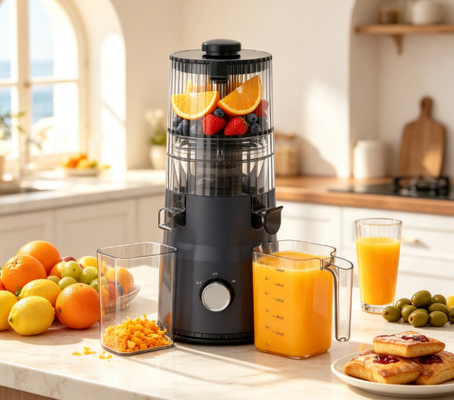 Espremedor Lento Compacto Smart HJ103 Fresh – Mais Valor, Menos Espaço, Mesmo Suco Delicioso com Bocal Largo de 135mm, Prensagem a Frio de 200W e Autolimpeza