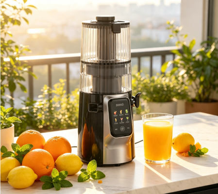 Fresco Smart HJ102D Multi-Função Suco de Mastigar Lento 6 modos, 1 máquina, criações saudáveis ilimitadas com 135mm largura chute, 200W Cold Press & auto-limpeza