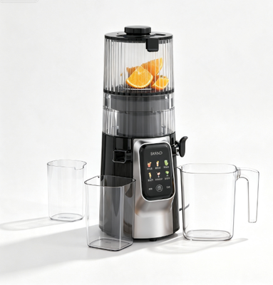 Fresco Smart HJ102D Multifunção Suco de Mastigação Lento    O único aparelho que faz tudo com 6 modos, 135mm largura chuveiro, 200W Cold Press & auto-limpeza