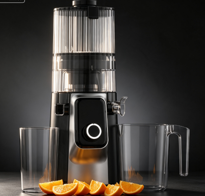 Fresh Smart HJ102C Slow Masticating Juicer O Juicer que traz frescura para todas as estações com 3 velocidades ajustáveis, chuveiro largo de 135mm, 200W Cold Press e autolimpeza