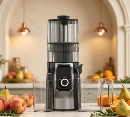 Espremedor Lento HJ102C Fresh Smart – O Espremedor que Traz a Feira Livre para a Sua Cozinha com 3 Velocidades Ajustáveis, Bocal Largo de 135mm, Cold Press de 200W e Autolimpeza