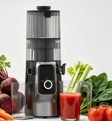 Espremedor Lento HJ102C Smart Fresh – A Experiência Definitiva de Suco com 3 Velocidades Ajustáveis, Bocal Largo de 135mm, Prensagem a Frio de 200W e Autolimpeza