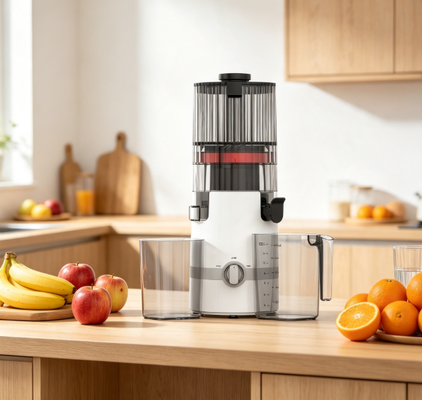 Espremedor Lento HJ102B Smart Fresh – Suco Fresco, Começo Fresco, Saúde Familiar Fresca com Bocal de 135mm, Prensa a Frio de 200W, Autolimpeza e Trava de Segurança