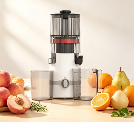 Espremedor Lento HJ102B Fresh Smart – O Essencial do Dia a Dia para Sucos Frescos e Saudáveis com Bocal de 135mm, Prensagem a Frio de 200W, Autolimpeza e Trava de Segurança