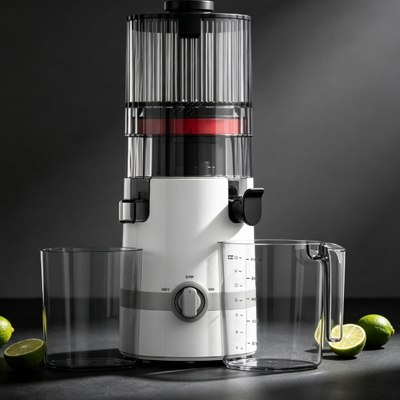Espremedor Lento Smart HJ102B Fresh – Traga Frescor para Casa com Bocal de 135mm, Prensagem a Frio de 200W, Autolimpeza e Trava de Segurança Confiável