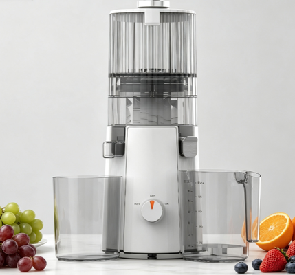 Espremedor Lento HJ102A Fresh Smart – Transforme Frutas Inteiras em Ouro Líquido em Segundos, Prensa a Frio de 55 RPM, Bocal Largo de 135mm, Autolimpeza