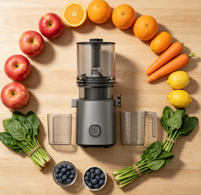 Fresh Smart HJ303 permite que o suco de mastigação lento   Permite que você dê um passo para trás