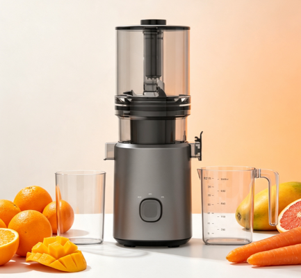 Espremedor Lento Fresh Smart HJ303 de Grande Capacidade — Uma Batelada, Família Inteira